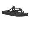Women's Teva Olowahu Sandals - Black On Black 1 Women's Teva Olowahu Sandals - Black On Black -Volcom Sales teva 0051 6840 MBOB 2