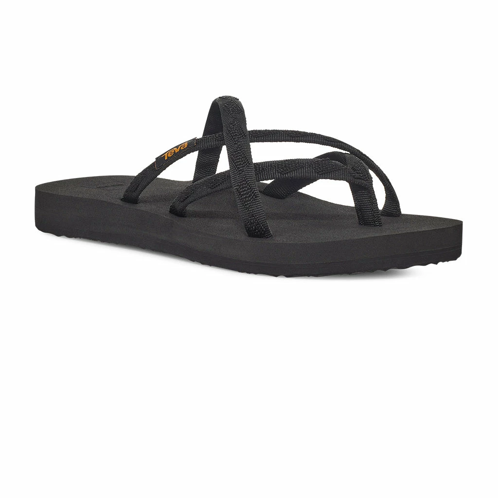 Women's Teva Olowahu Sandals - Black On Black 3 Women's Teva Olowahu Sandals - Black On Black