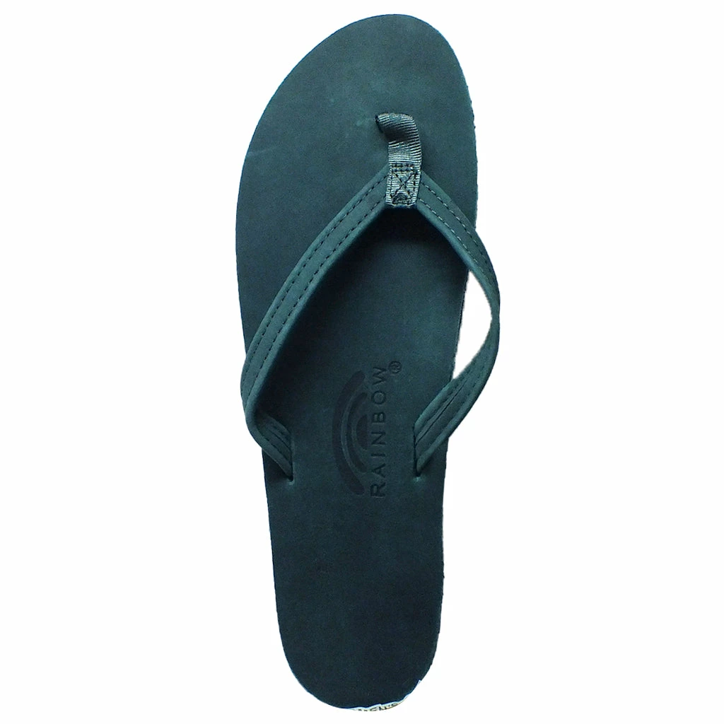 Rainbow Sandals Womens Premier/Classic Leather Single Layer With Arch Narrow Strap - Turquoise Grey 3 Rainbow Sandals Womens Premier/Classic Leather Single Layer With Arch Narrow Strap - Turquoise Grey