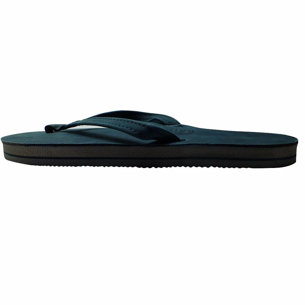 Rainbow Sandals Womens Premier/Classic Leather Single Layer With Arch Narrow Strap - Turquoise Grey 4 Rainbow Sandals Womens Premier/Classic Leather Single Layer With Arch Narrow Strap - Turquoise Grey - Image 2