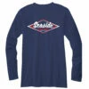 Seaside Surf Shop Mens Vintage Logo L/S Tee - Navy -Volcom Sales vintage nvy longsleve logo back