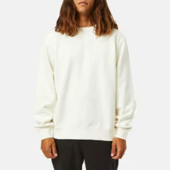 Katin Embroidered Crewneck - Vintage White 7 Katin Embroidered Crewneck - Vintage White -Volcom Sales vintqage white
