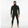 Volcom Modulator 4/3mm Hooded Chest Zip Wetsuit - Black FA23 -Volcom Sales vlcm 0006 Layer3