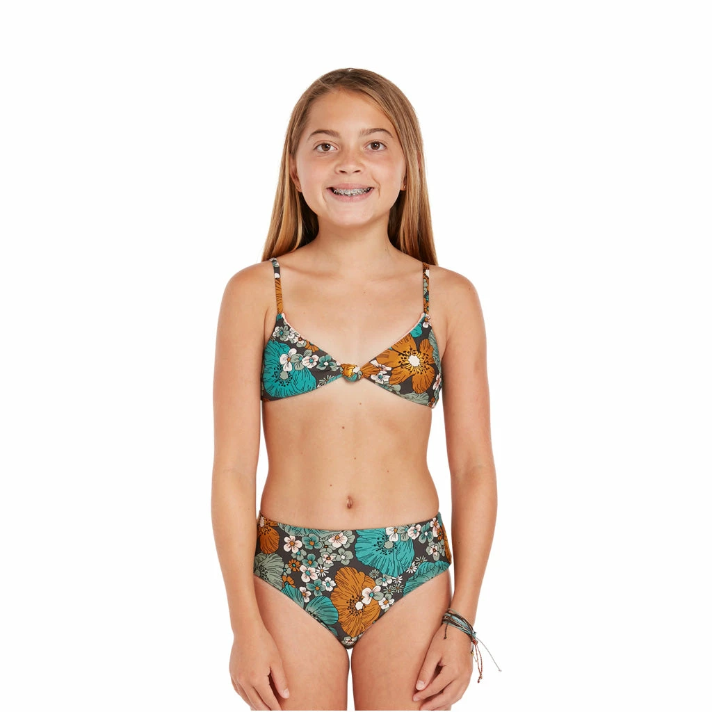Volcom Girls Nothing Bud Love Swim Set - Jade 3 Volcom Girls Nothing Bud Love Swim Set - Jade