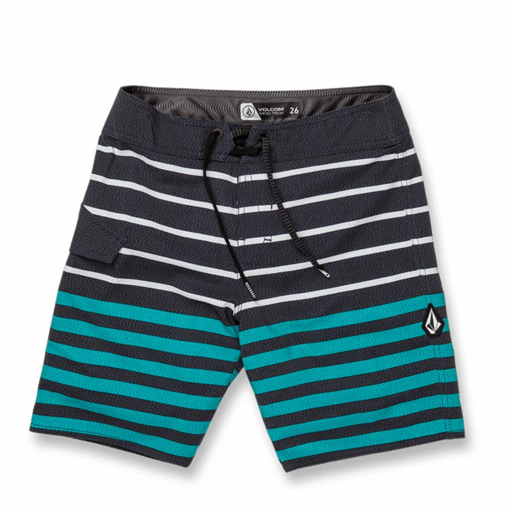 Volcom Quarta Static Mod Boys Boardshort - Black 3 Volcom Quarta Static Mod Boys Boardshort - Black