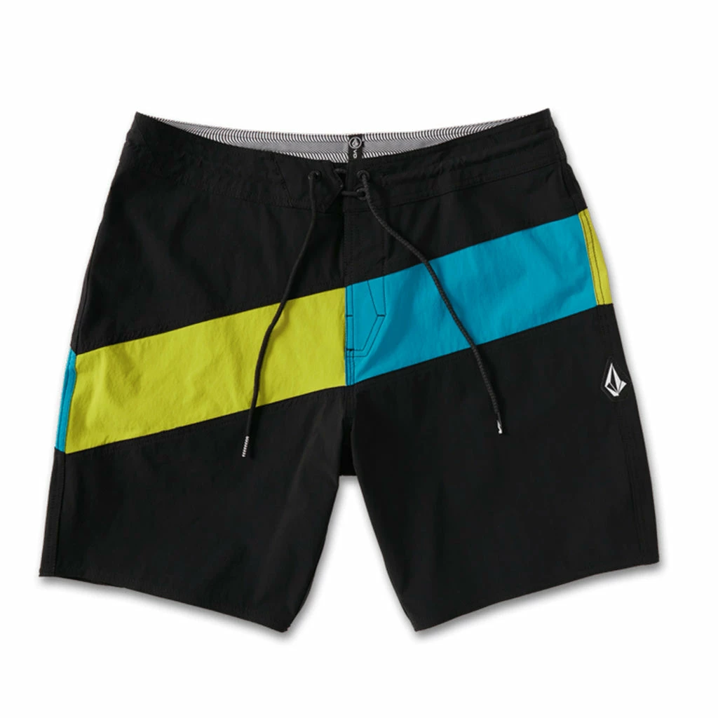 Volcom Mens Channel Liberator Trunk Boardshort - Black 3 Volcom Mens Channel Liberator Trunk Boardshort - Black