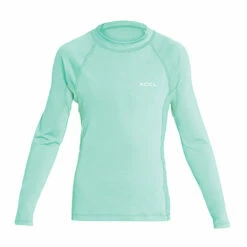 Xcel Girls Premium Stretch L/S UV Rashguard - Pistachio