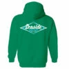 Seaside Surf Shop Youth Vintage Logo Pullover Hoody - Kelly Green 2 Seaside Surf Shop Youth Vintage Logo Pullover Hoody - Kelly Green -Volcom Sales youth back kellygreen retro logo