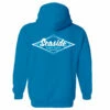 Seaside Surf Shop Youth Vintage Logo Pullover Hoody - Sapphire Blue -Volcom Sales youth back sapphire retro logo