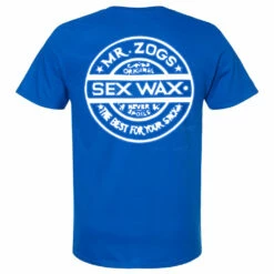 Mr. Zog's Sex Wax Pinstripe Tee - Royal Blue